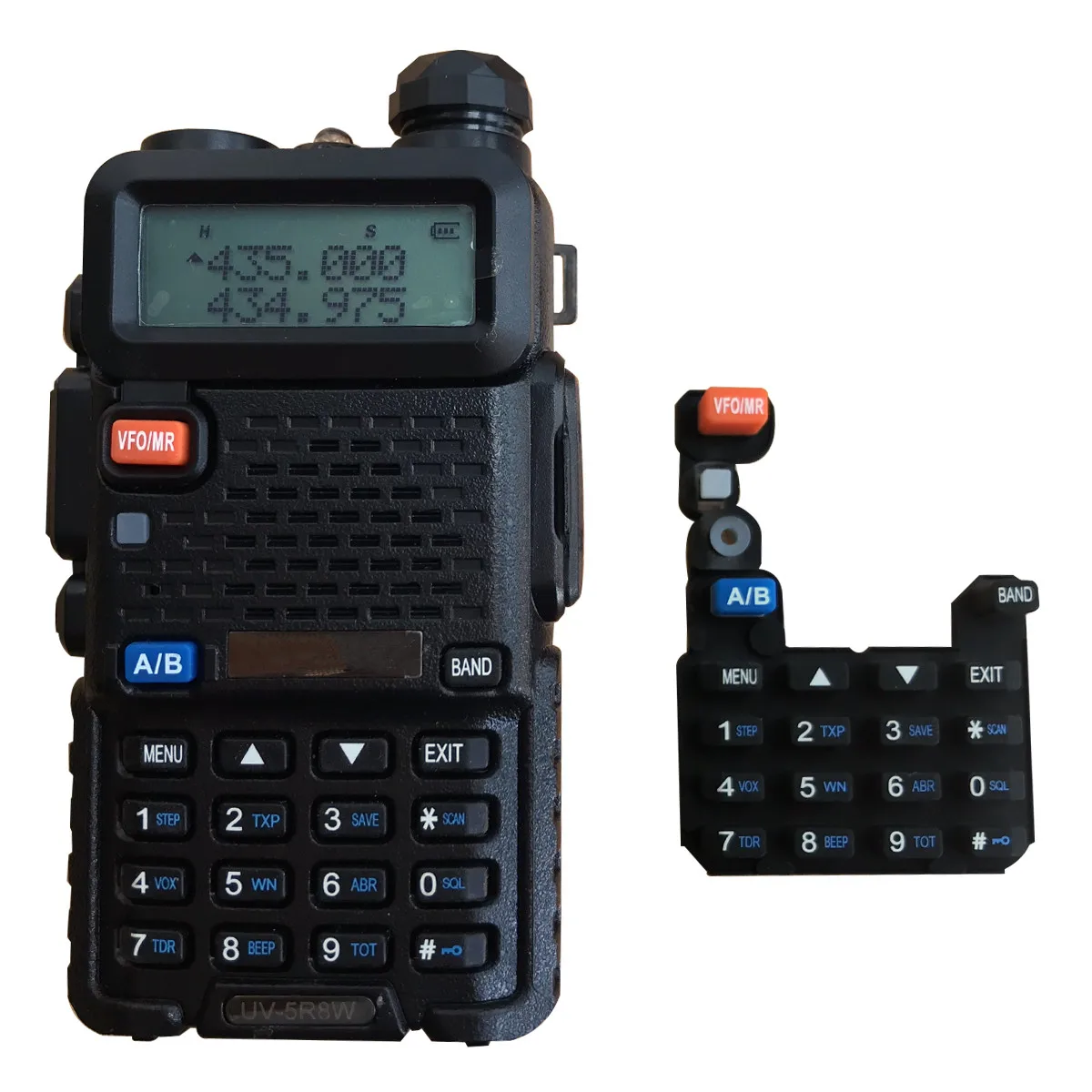 2Pcs Silicone Numeric Keypad Keyboard For Baofeng Two Way Radio UV-5R UV-5RC UV-5RE Series Baofeng Keypad Replacement