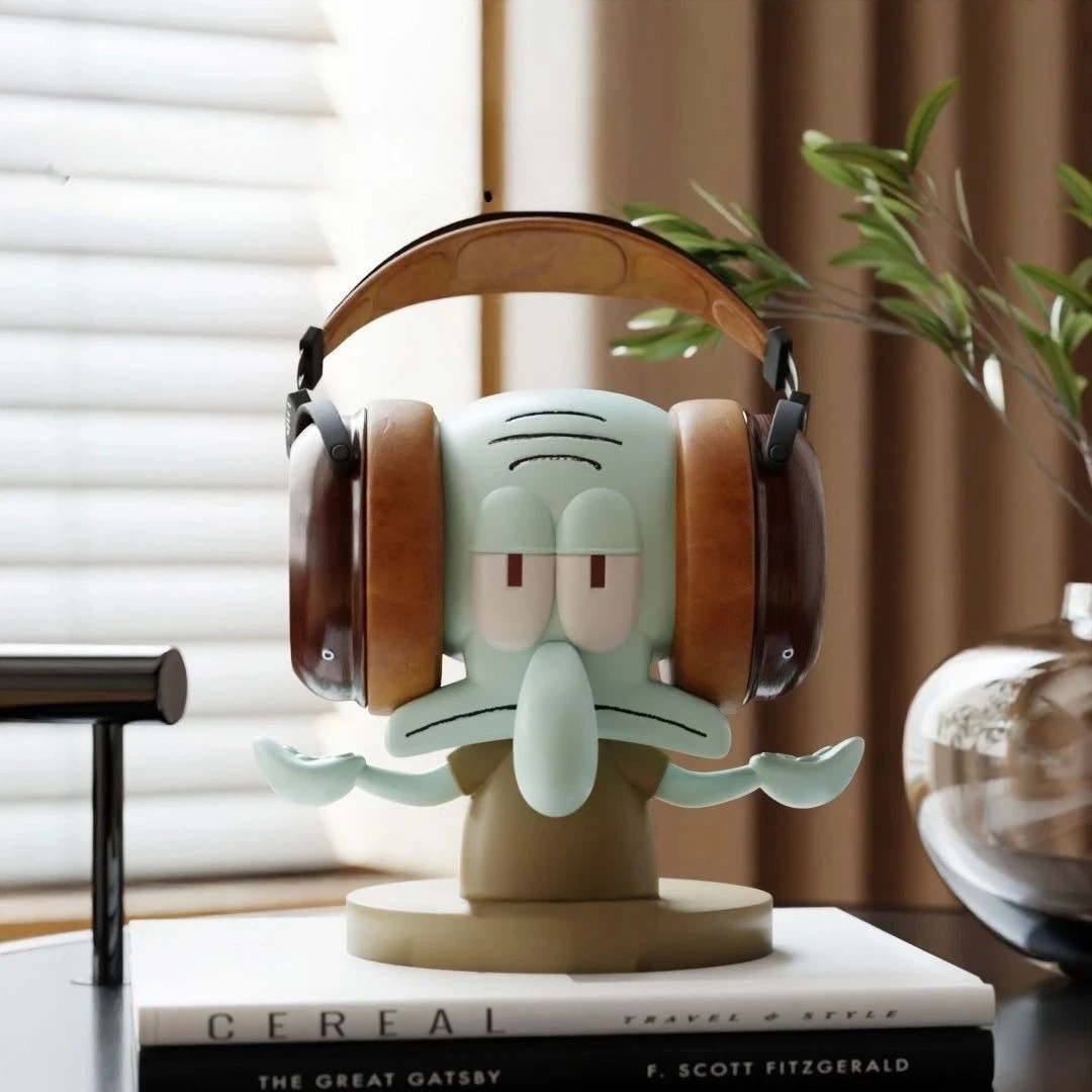 2026 New Original SpongeBob Squidward Headphone Stand, Creative & Functional Desk Organizer for Gaming Headset & Decor