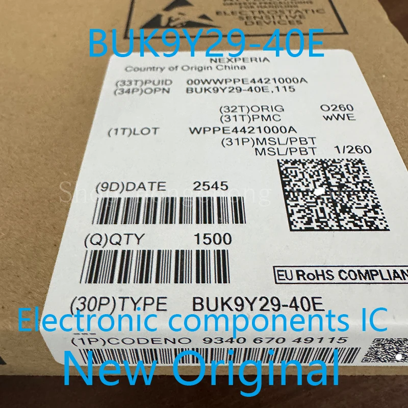 New BUK9Y29-40E BUK9Y29-40E,115 BUK9Y29-40 BUK9Y29 92940E MARKING Transistor: N-MOSFET, unipolar, 40V, 25A, Idm: 101A, 37W 10PCS