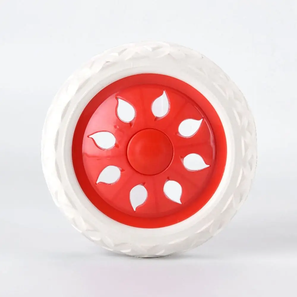 2Pcs Shopping Cart Wheels Trolley Caster Replacement 6.5 Inch Dia Rubber Foaming