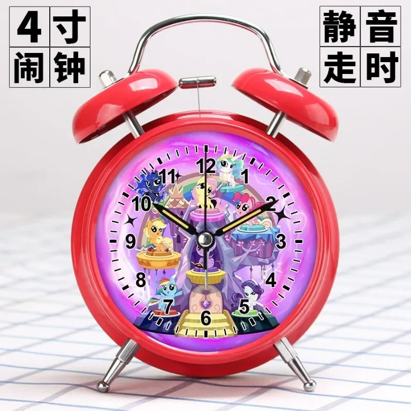 My Little Pony Cute Cartoon Night Light Alarm Clock Wake-Up Artifact for Children and Primary School Students Holiday Gift