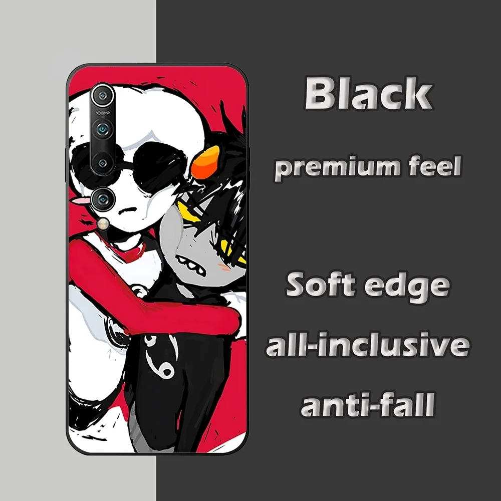 H-Homestuck T-Trolls Phone Case For Xiaomi 11 Redmi Note 11 5G 8T 9A 9 10T Note8Pro Note9 12SUltra Black Case