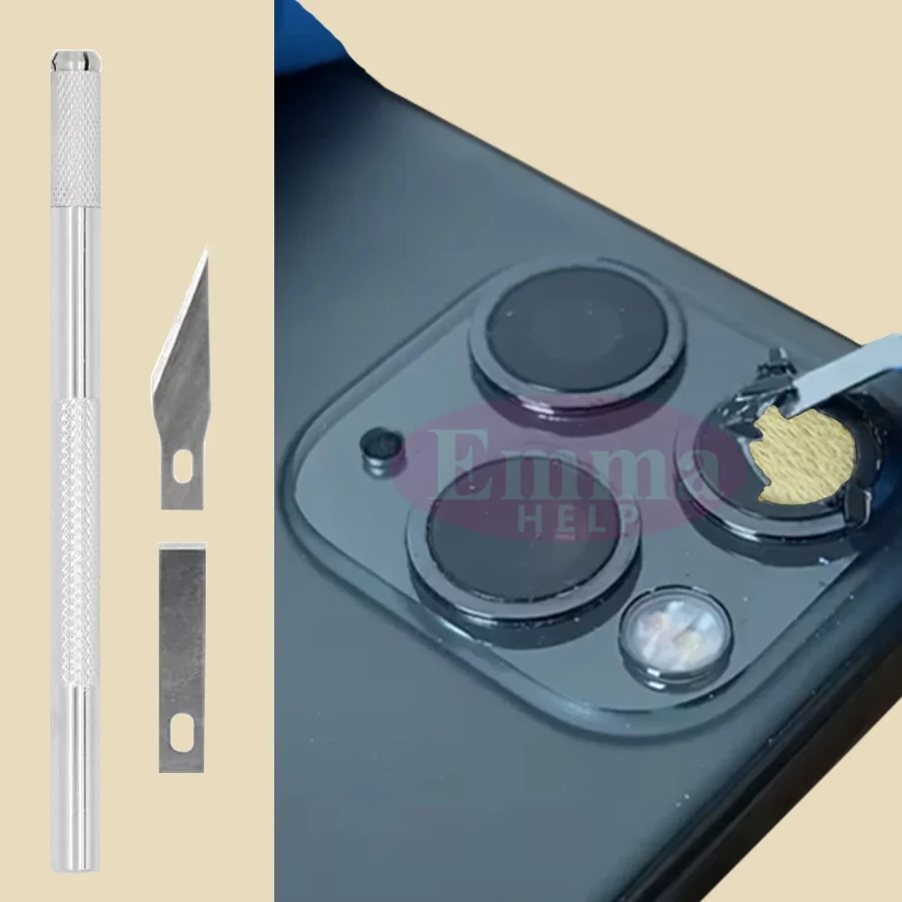 2Set Original Sapphire Back Camera Lens Glass for iPhone 16 15 14 13 12 Pro Max Mini Replacement Parts