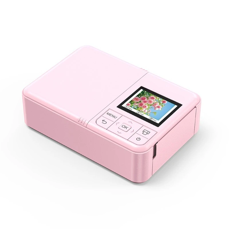 Kleurenfotoprinter Mini Fotoprinter 10x15cm 600DPI Kleur Kleine Telefoonfotomachine voor Thuis
