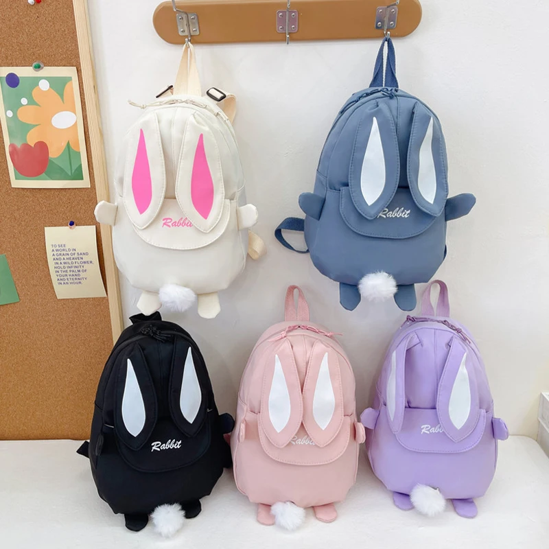 

New Backpack Fashionable And Casual Backpack Cartoon Cute Little Rabbit Backpack