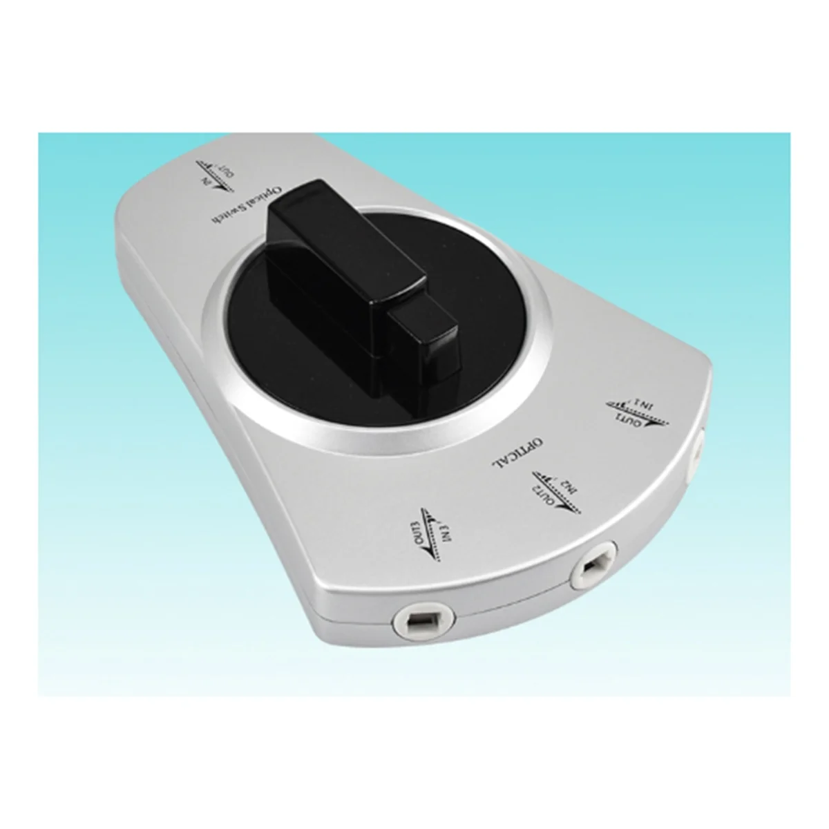 1 to 3 Digital Audio Optical Fiber Cable Toslink 3-Way Selector Switch Splitter Adapter for DVD CD Player