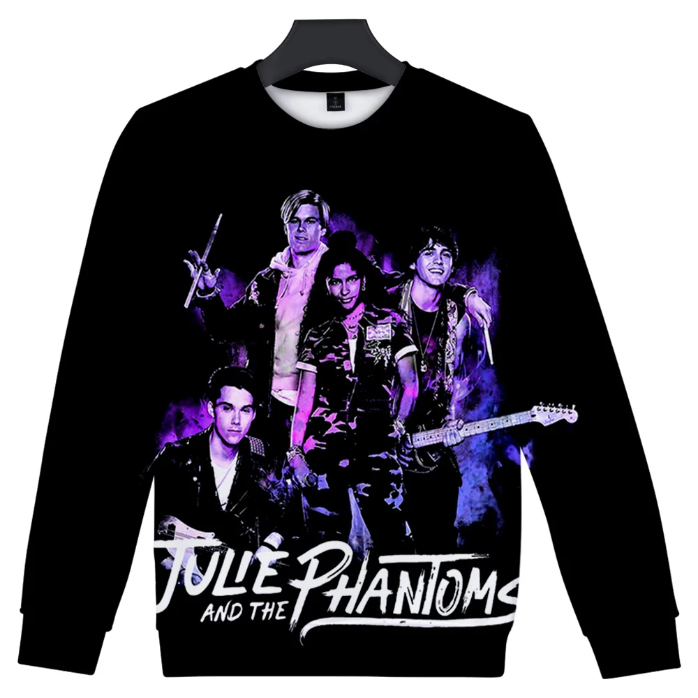

2020 Julie and the Phantoms Sweatshirt 3D O-Neck Men/Women Long Sleeve Harajuku Unisex Streetwear Sunset Curve Clothes Plus Size