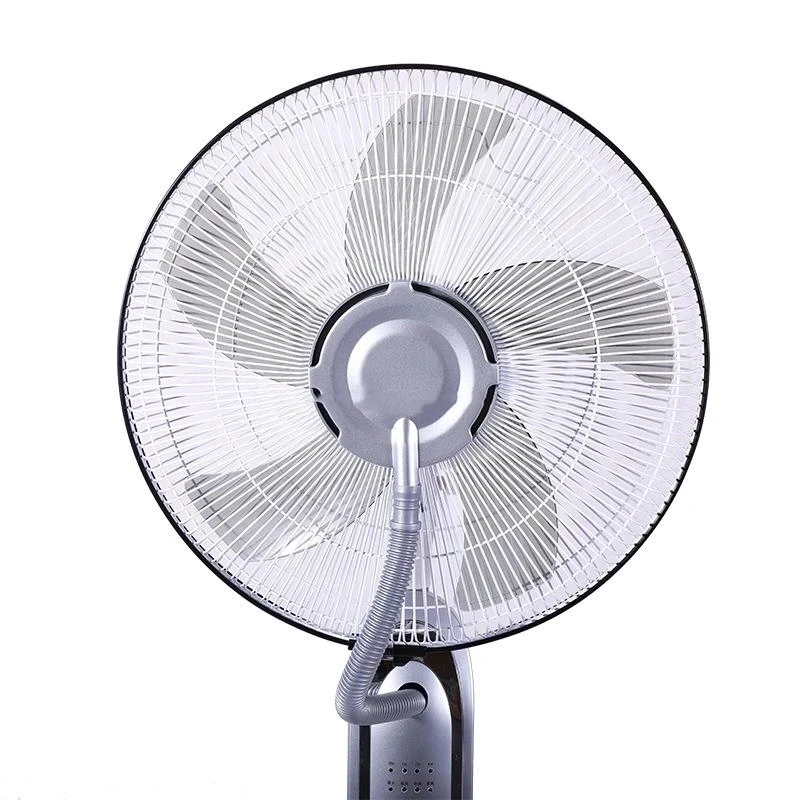 Ventilateur de Brouillard d'Eau Électrique de 16 Pouces, 220V, 75W, avec 3,2 L d'Eau Précieuse, Synchronisation de 7.5H, 5 Mètres, Télécommande