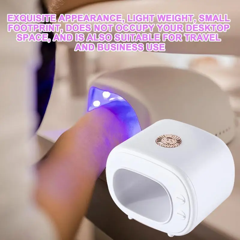 Mini lampada per unghie a LED lampada per unghie USB portatile facile da trasportare lampada in Gel ad asciugatura rapida USB UV Nail Art Light per l'estensione delle unghie unghie fai da te