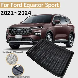 For Ford Equator Sport Territory Accesories 2021~2024 2023 2022 Car Trunk Floor Mat Waterproof Carpet Storage Pad EVA Material