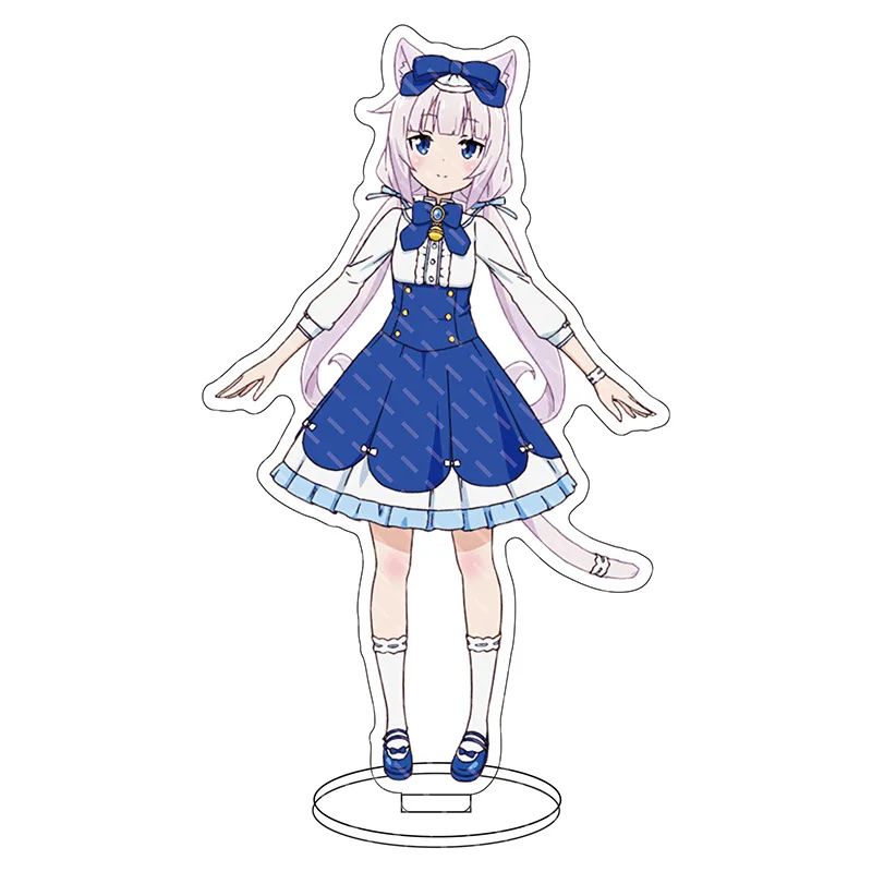 16CM Anime-Spielfigur NEKOPARA Chocola Vanilla Maple Cinnamon Azuki Coconut Minazuki Shigure Cos Acryl-Ständer Ornamente Geschenke – Detail 3