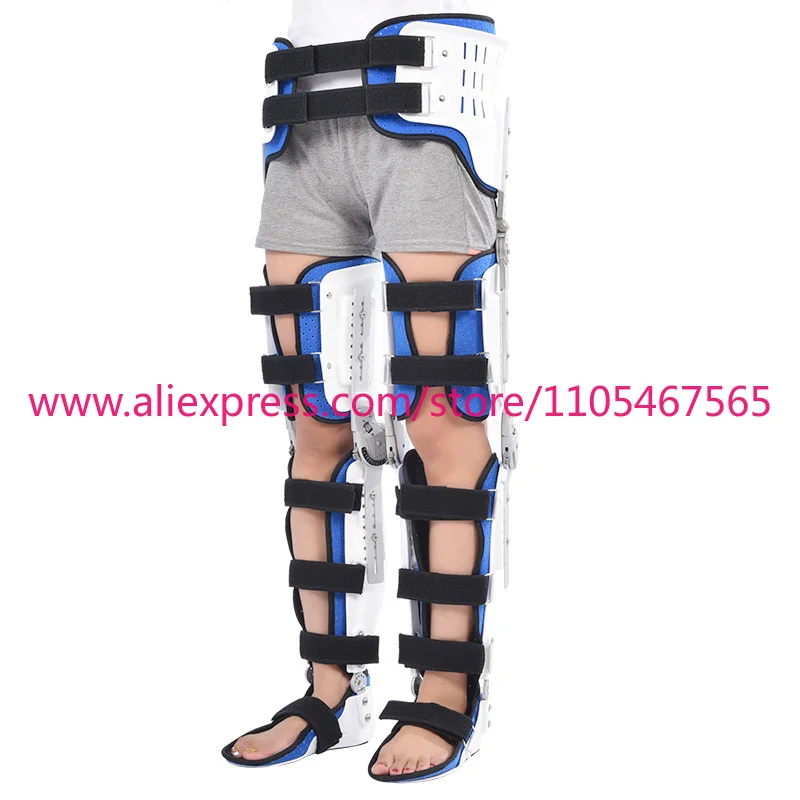 High quality adjustable hip knee ankle foot orthosis lower limb walking boots support wind and rain model 02