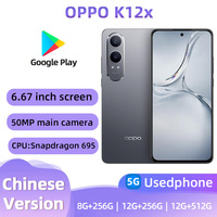 Oppo k12x 5g 5500mAh 50MP Camera 6.67-inches OLED Screen CPU Qualcomm Snapdragon 695 used phone