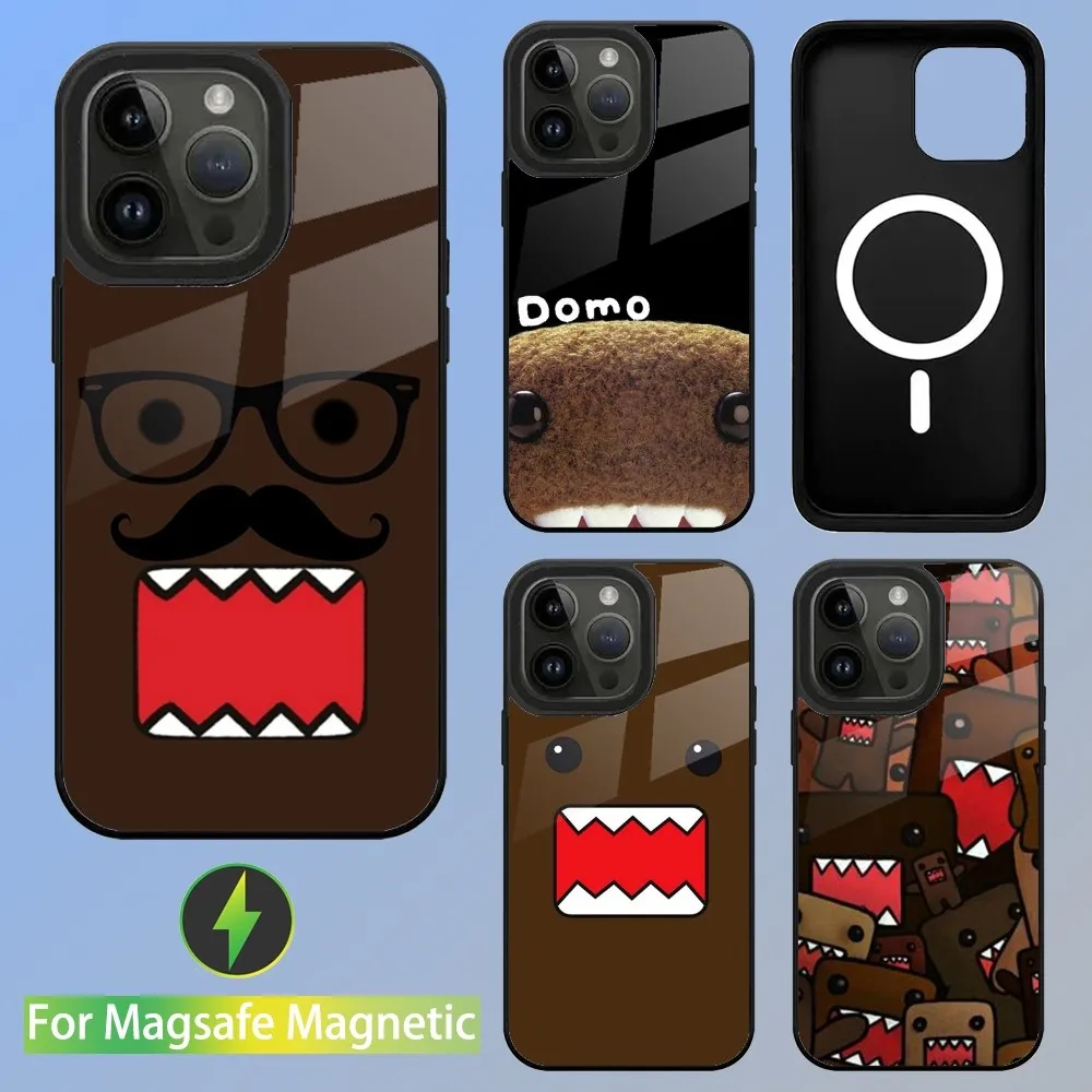 

Cute D-Domo-kun Phone Case For iPhone 15,14,13,12,11,Plus,Pro,Max Mini Magsafe Magnetic Wireless Charging