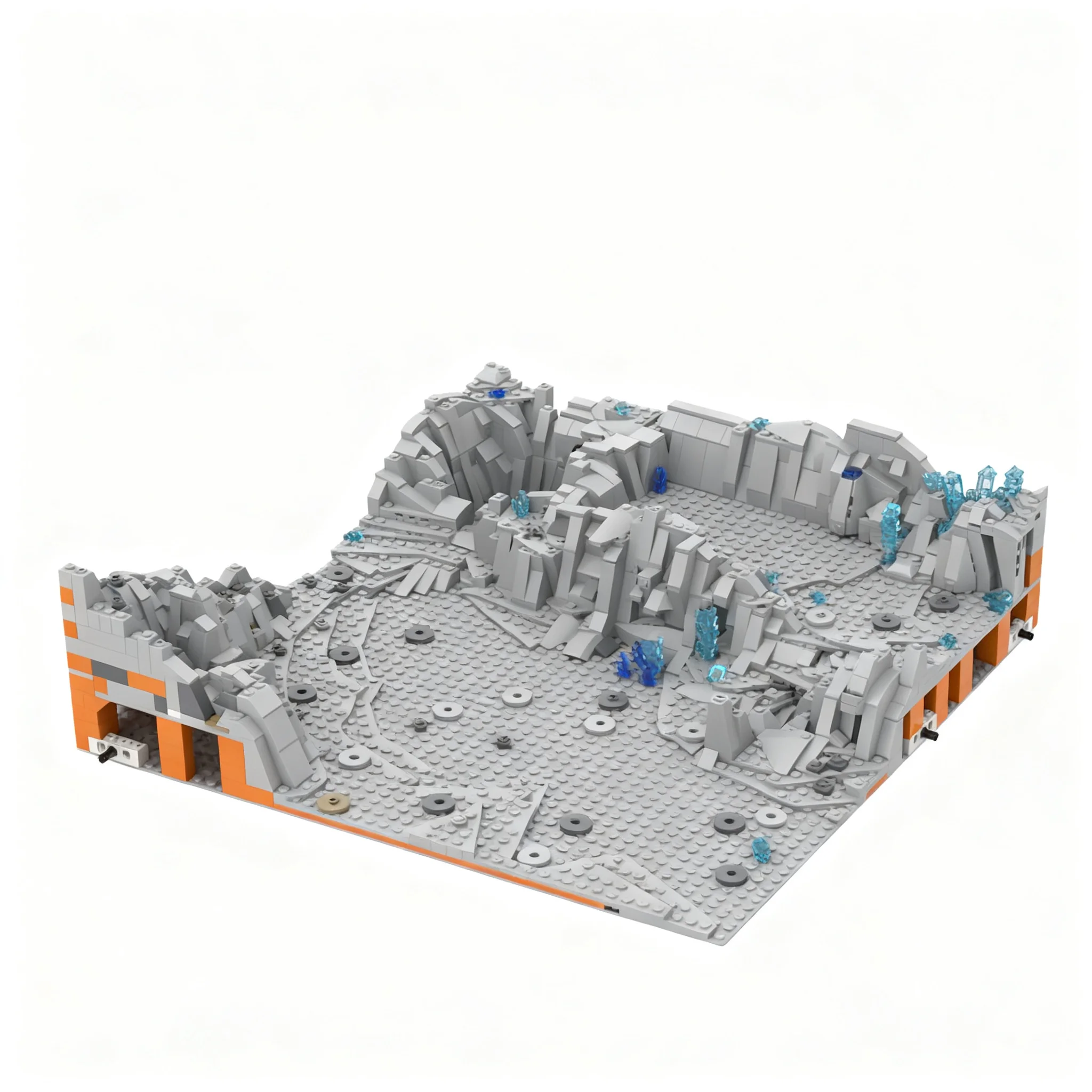 5951pcs MOC Space Euphyros Planet Ground Model Building Blocks Toys DIY 3D Birthday Collection Idea Education Assemble Display