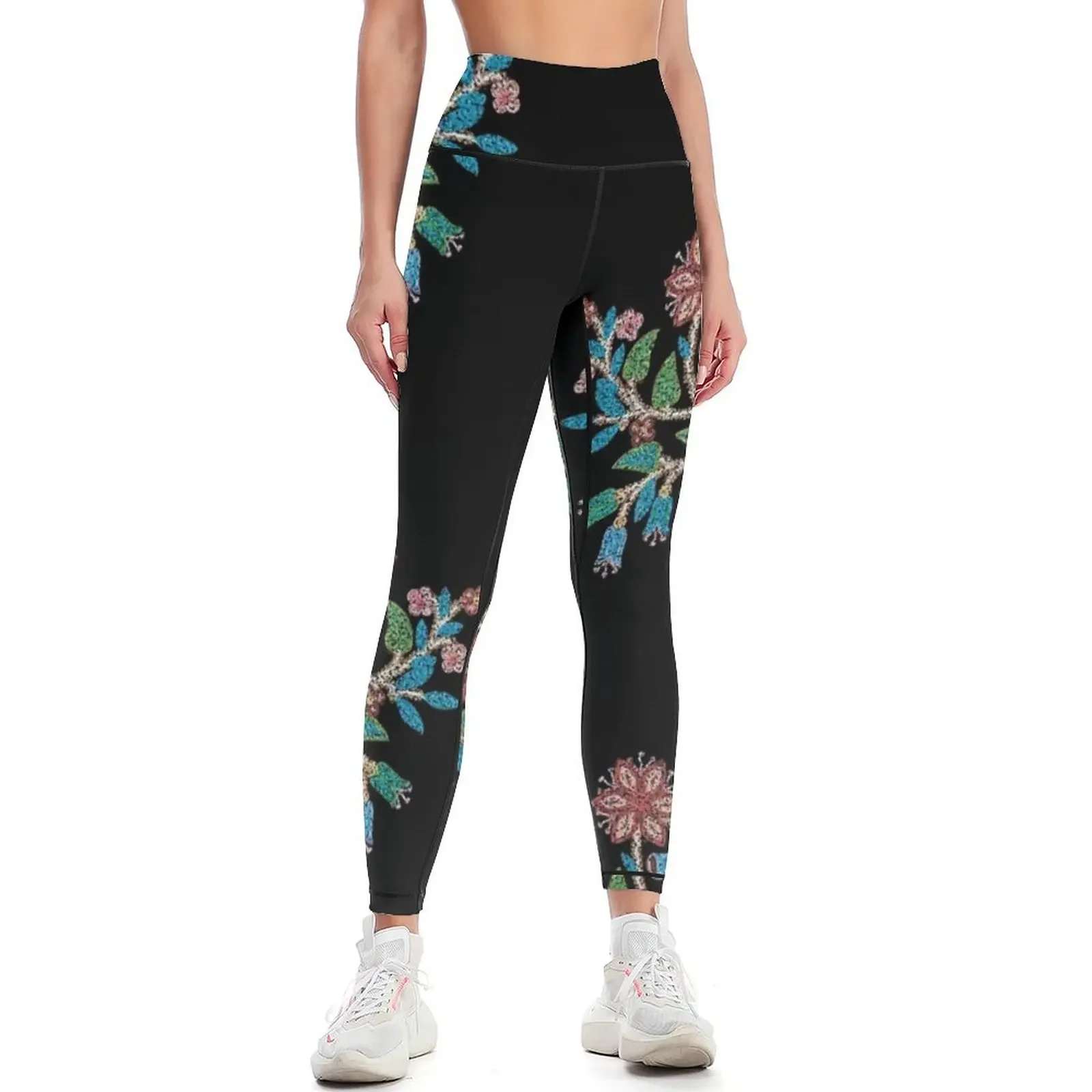 

Metis Beadwork Traditional Leggings Clothing fitness Women's gym sports shirts gym sports tennis for Womens Leggings