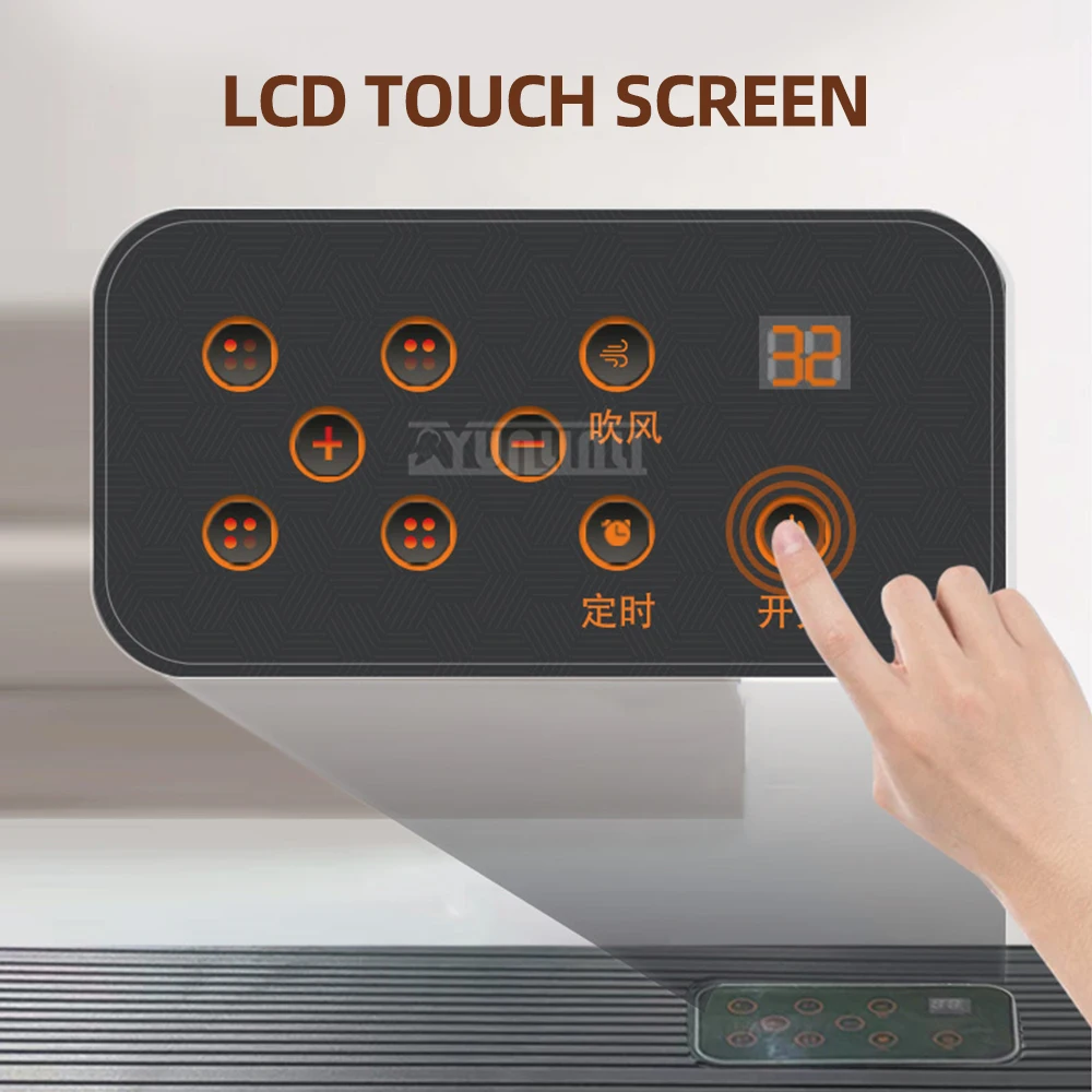 High-power Electric Heater Household Calefactor Para Baño Bajo Consumo Energy-saving Heater with Waterproof