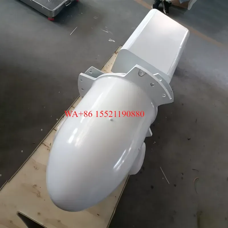 WMWMNU 500W Horizontal Axis Wind Turbine Generator with FRP Blades 12V 24V 48V for Home Use Small Wind Power System