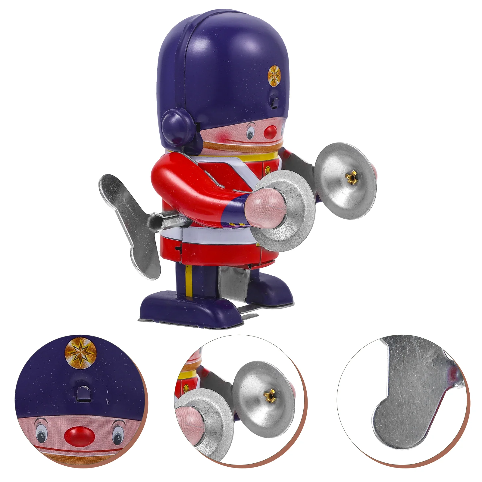 

Lovely Clockwork Toys Tin Robots for -resistant Plaything Delicate Adorable Cartoon Wind-up Ornaments