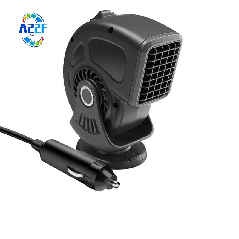 A22F-24V Car Heater For Vehicle Cigarette Lighter 2-In-1 Heating&Cooling Fan Defroster Defogger For Car Windshield