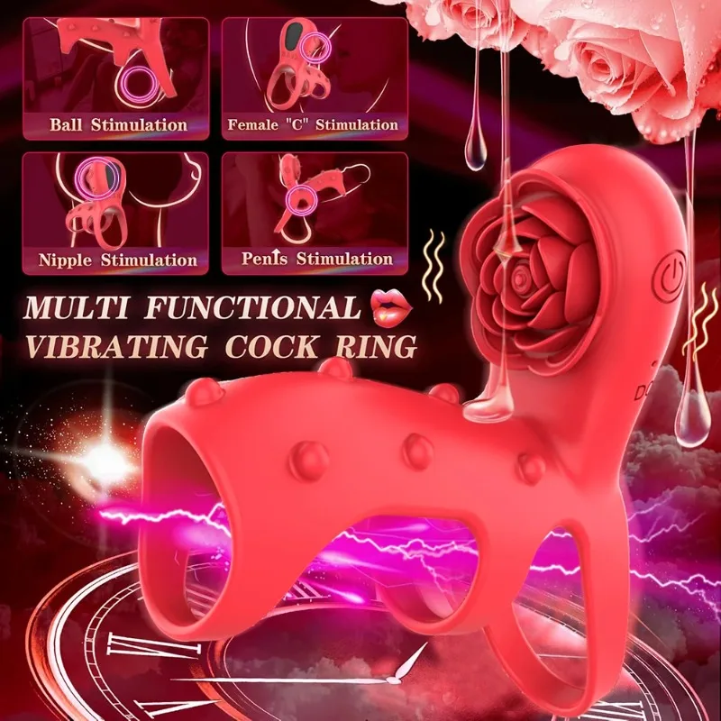 يمكن ارتداؤها كم ذكر القضيب خاتم الديك هزاز الجنس لعب للبالغين تهتز خواتم القضيب تأخير المدرب محفز الرجال ألعاب مثيرة #3