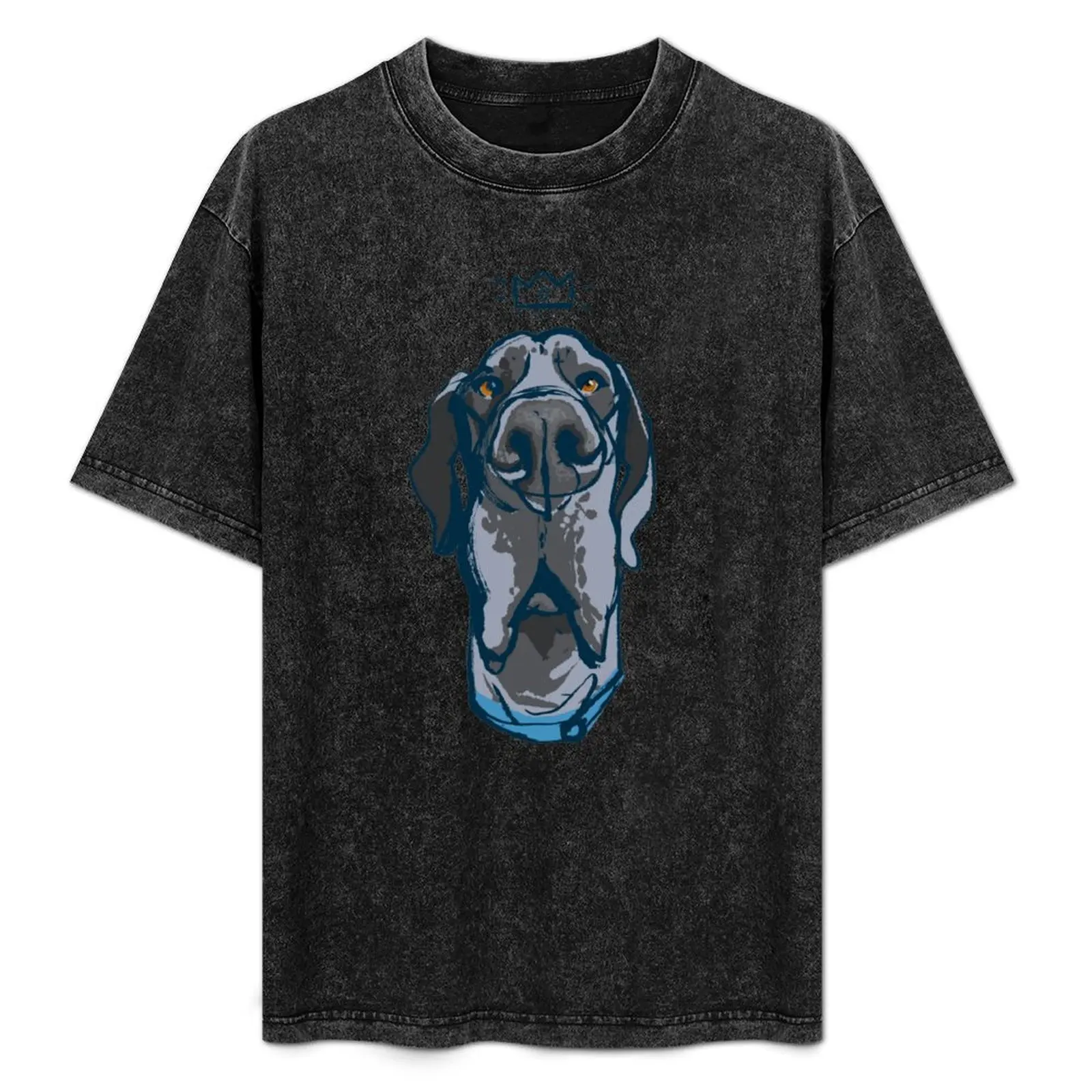 

Great Dane, Deutsche Dogge the king, drawing for dog lovers T-Shirt anime t shirts Short sleeve tee clothes for men