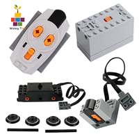 Legoeds Power Functions Compatible Set with Train Motor/IR Remote/Receiver/Battery Box for Model Trains