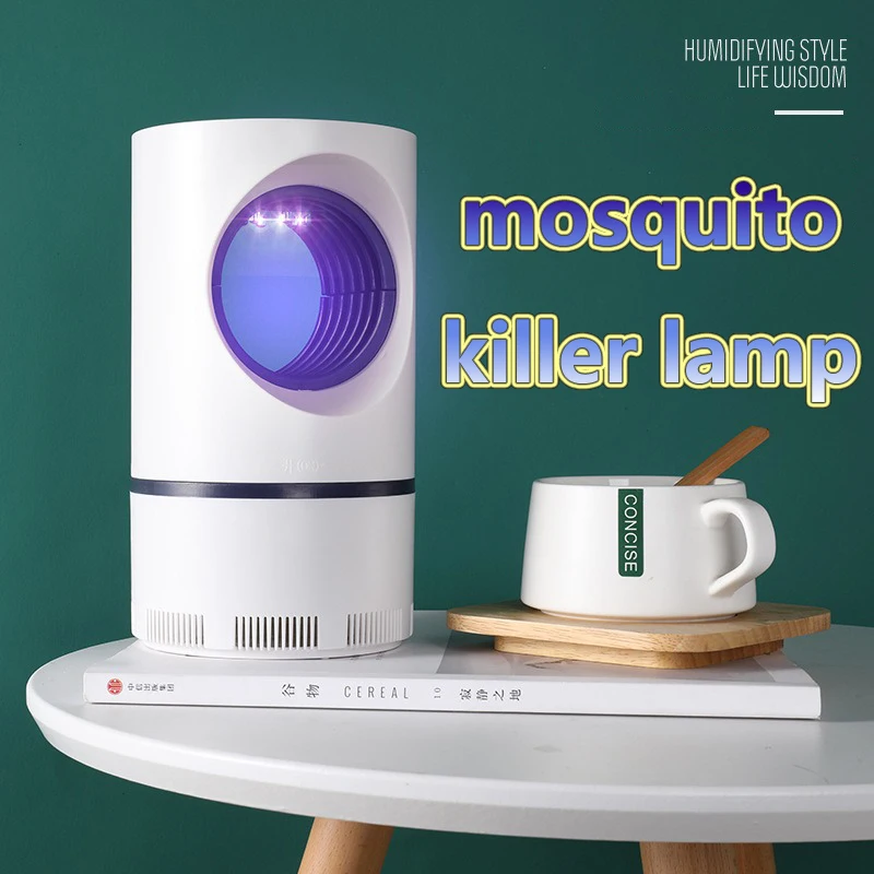 New Photocatalyst Mosquito Exterminator Inhalation type Smart Mosquito Control LED Light Indoor USB Repellent Mute Mosquito Lamp