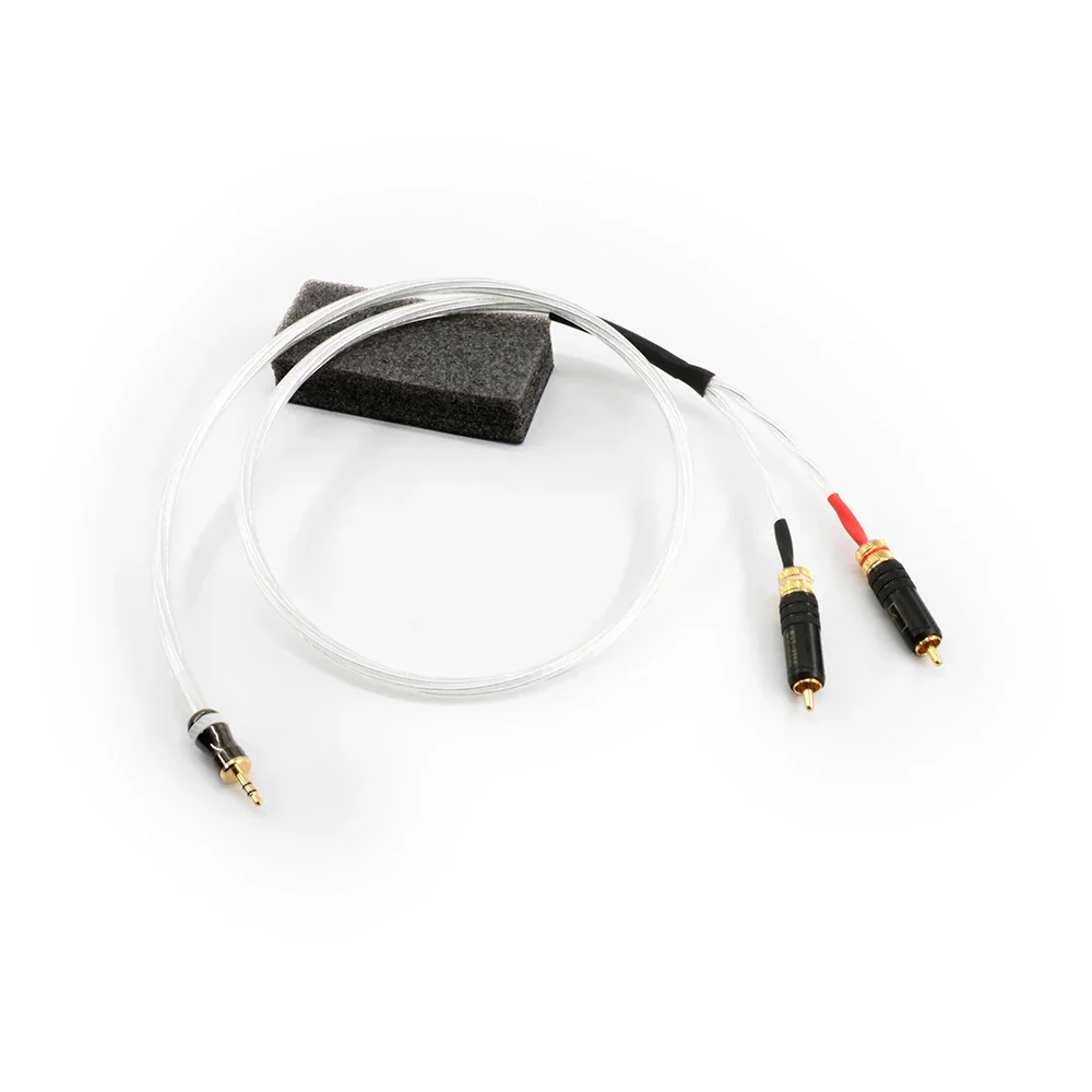 HIFI Nordost Odin audiofilski srebrny wtyczka słuchawkowa aux 3,5 mm do gniazda 2rca Linia sygnału audio Kabel do komputera i audio
