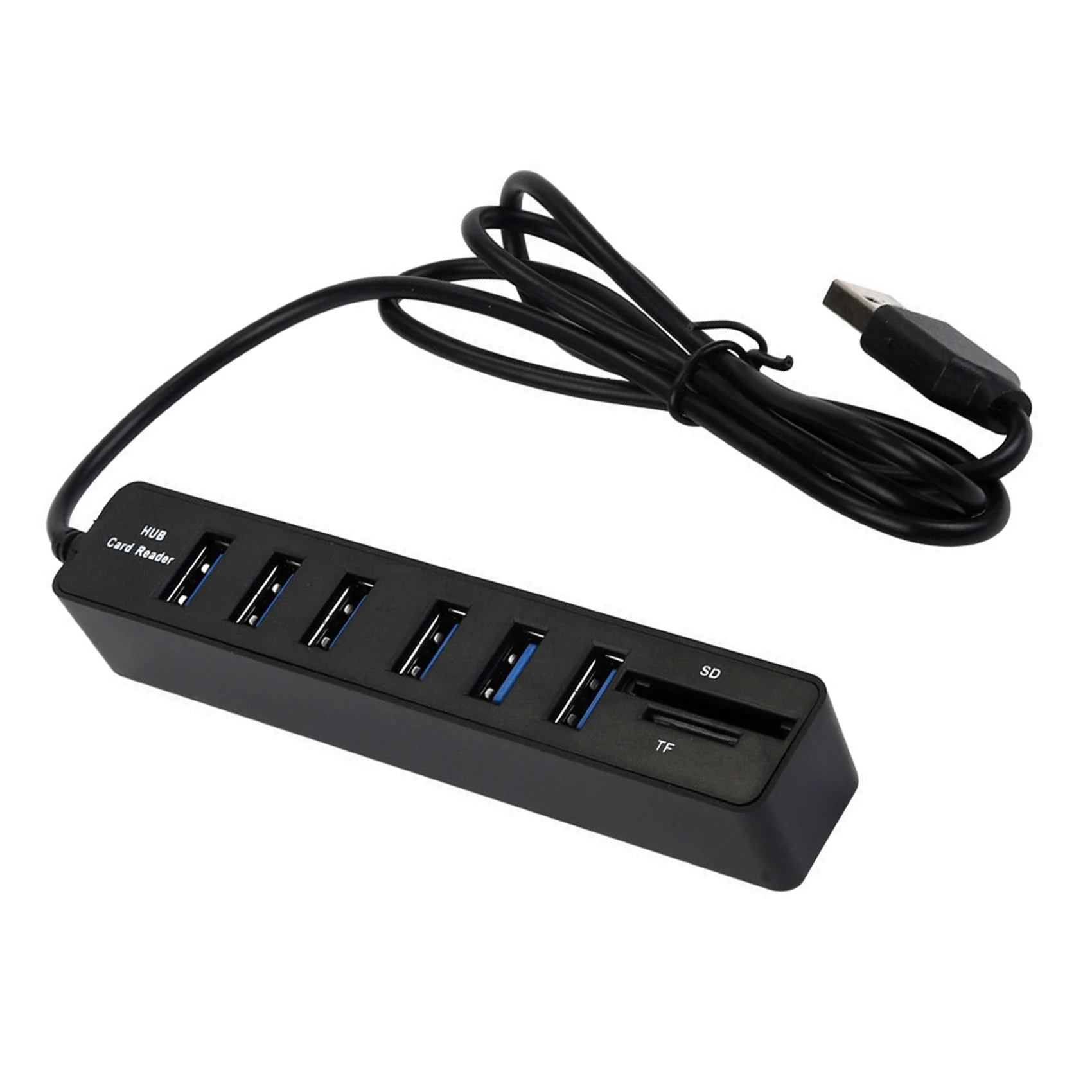 USB 2.0 Multi-Function Card Reader, Splitter, 6-Port, Hub, SD, TF Card, Mac Pro, Mini, Imac, Ps4, Surface Pro