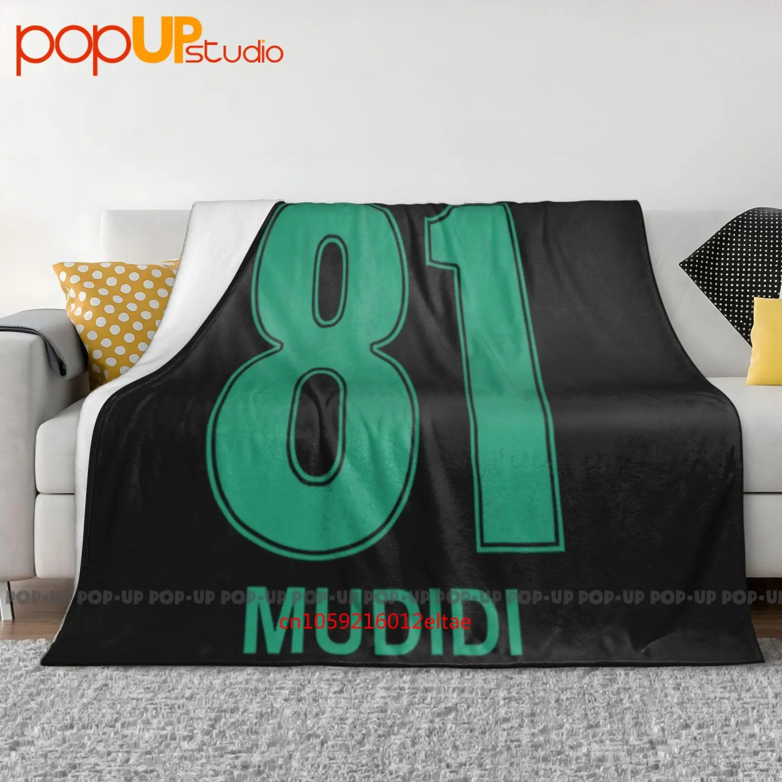 Number 81 Mudidi Green Ultra-Soft Blanket Quilt Winter Sofa Cover Bed Covers