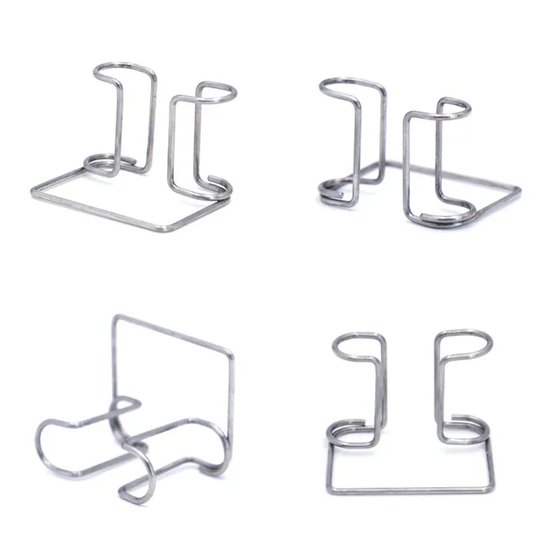 4pcs/box Stainless Steel Cotton Roll Holder Clip Tool Clamps Isolator Endodontics Restorative Tool