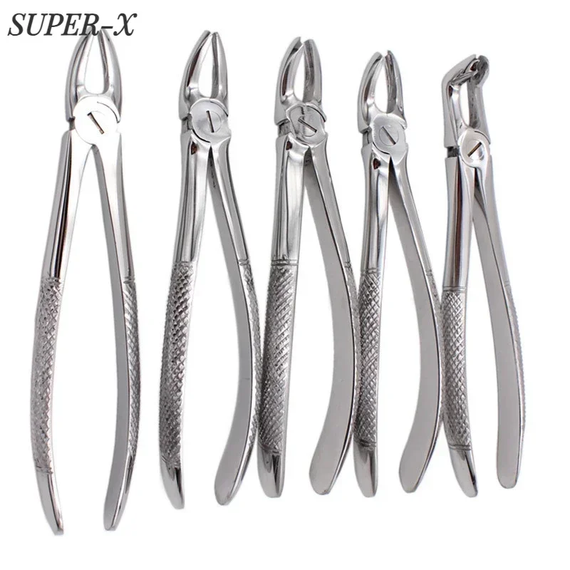 

1pc Dental Tooth Extracting Forceps Dental Orthodontic Residual Root Forceps Dentist Surgical Extraction Instrument Dental Tools