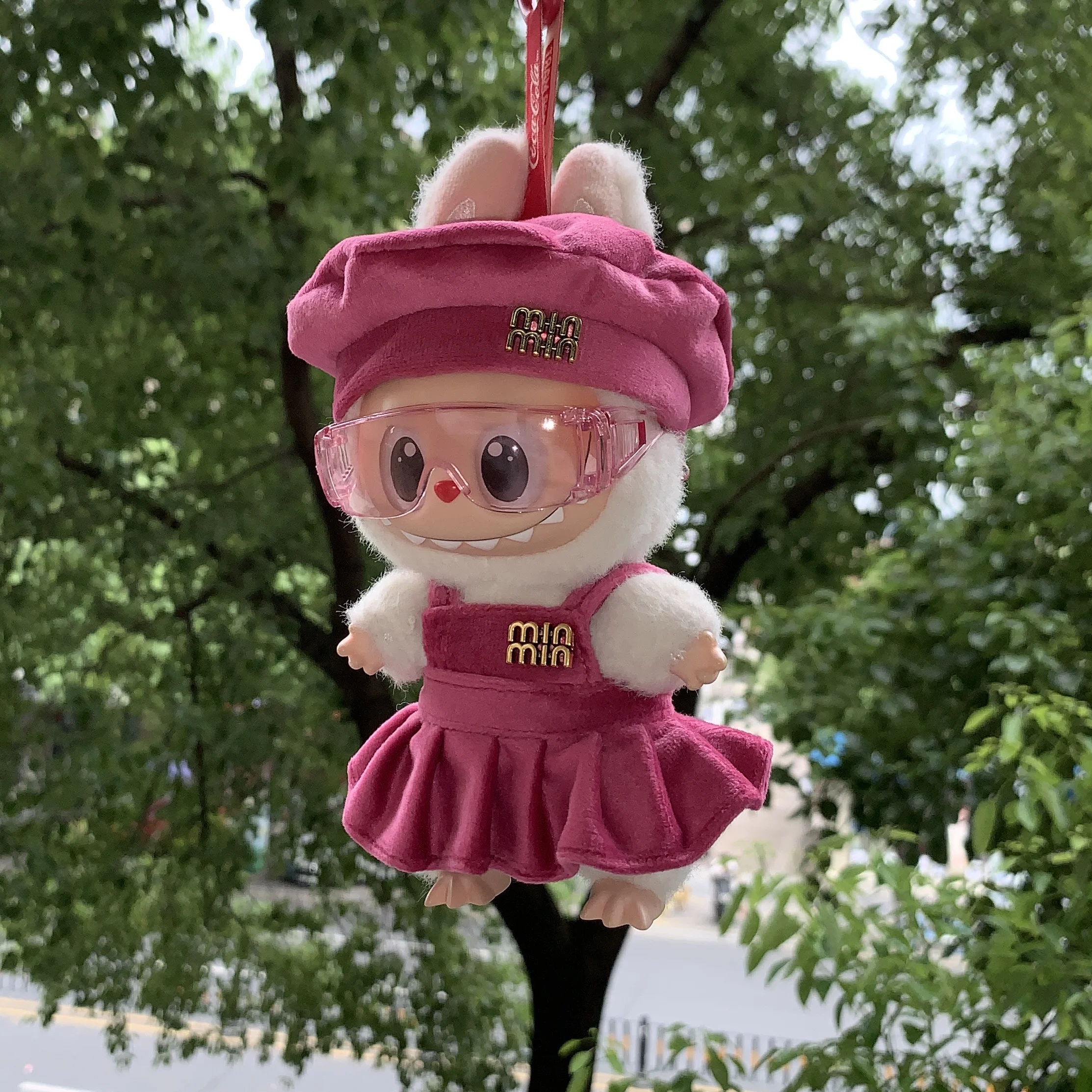 Abbigliamento universale per bambole Mini peluche in cotone idol per vestiti per bambole per 15-17CM I II III Labubu Abiti seduti Accessori per feste