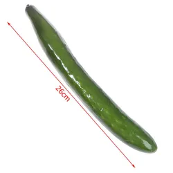 3Pcs Simulation Cucumber Simulation Vegetable Realistic No Withering  Lifelike Vegetable Props Home Kitchen Decoration