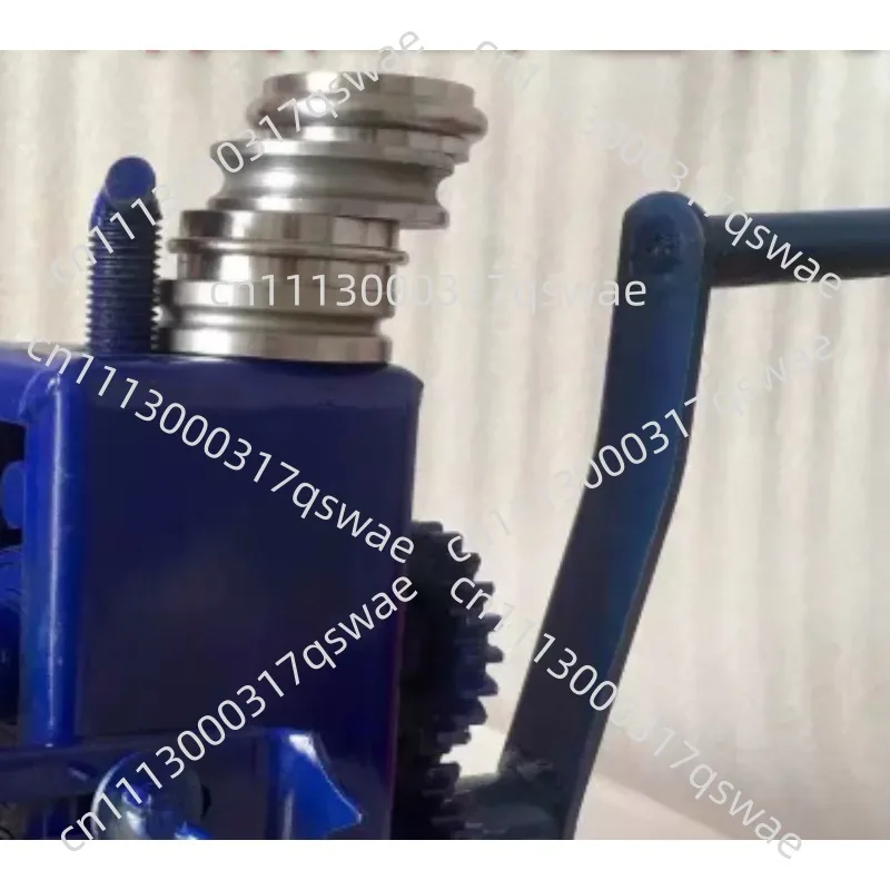 Machine Aluminum sheet pipe elbow  Bite starting machine Hand crank