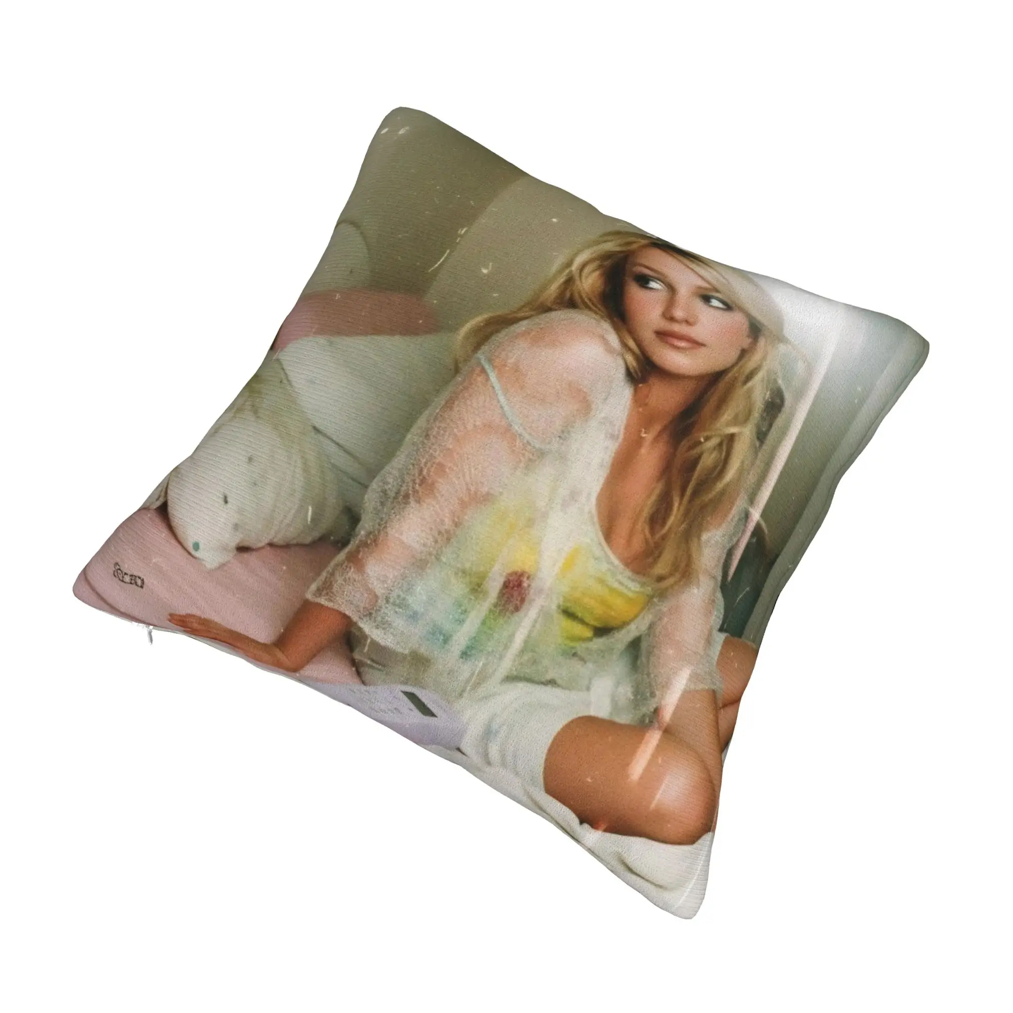 Decorative Pillowcase Singer Britney Spears Stuff Home  Throw Pillow Case Cover Square Multiple Sizes