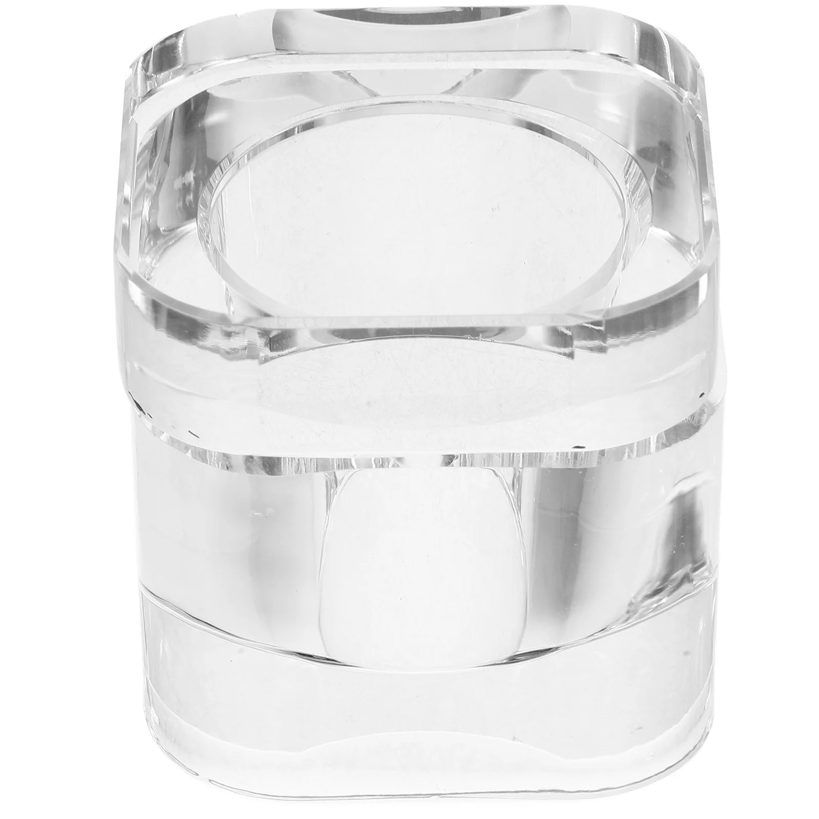 Taza de cristal duradera para uñas, Mini cuenco para manicura de diseño delicado y elegante, soporte para líquido en polvo acrílico, herramientas profesionales para salón de uñas