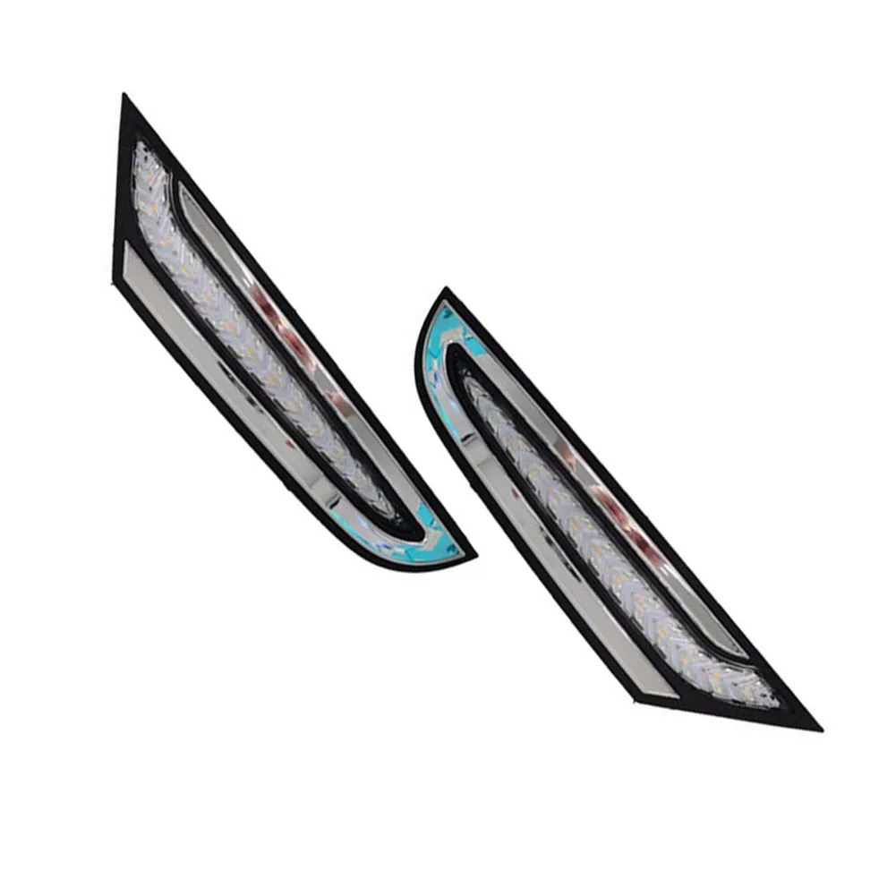 بدوره أضواء الإشارة مصباح الضباب لإضاءة السيارة ABS المضادة للتآكل النهار تشغيل ضوء الجبهة غير تشوه #3