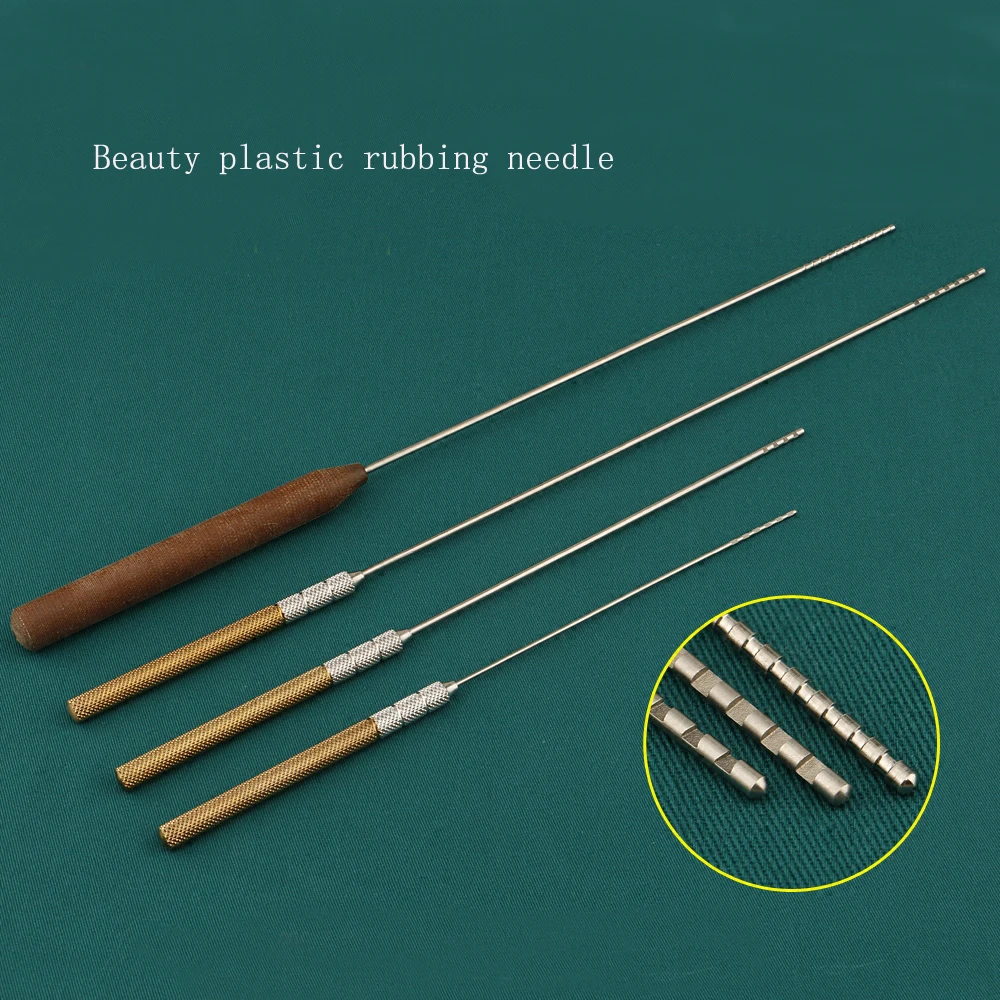 

Beauty plastic rubbing needle special for facial liposuction stainless steel fat grafting needle fat magic wand