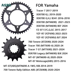 525 45T 16T Front Rear Sprockets For Yamaha Tracer 7 GT/700 XSR700 MTM MTT MTN 690 FZ-07 YZF-R7 YZF690 700 Tenere XTZ690 MT-07