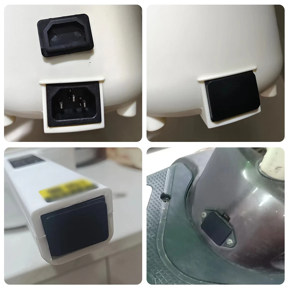 Waterproof Dust Cover for Ac Power C14 Rice Cooker Electric Caldron Motorcycle 3pin Power Connector Socket Protect Sealing Cap