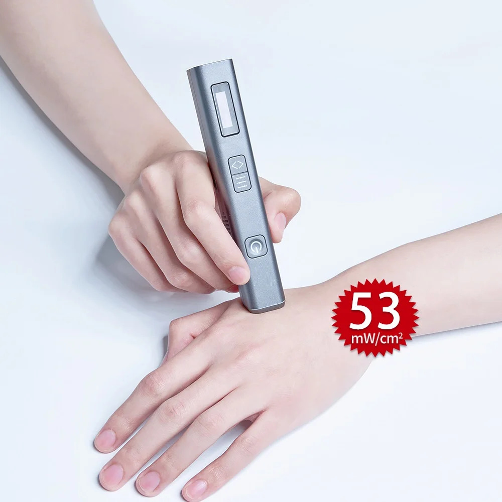 308nm LED Phototherapy UVB Wand 1.5cm Radiation Area for Vitiligo and Psoriasis Treatment Home Health Personal Care