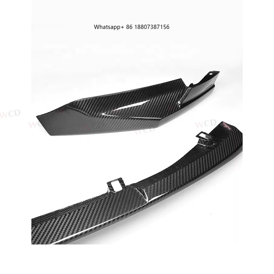 

2021-2022 forBMW G80 M3 G82 M4 MP Dry Carbon Fiber Front Bumper Lip Splitter Spoiler New Condition