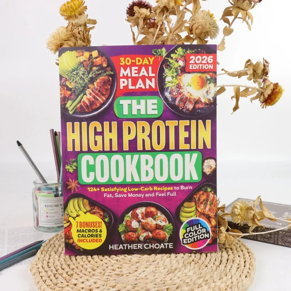 2026 new low-carbon high protein recipe book, complete nutrition parameter labeling, taking into account satiety and weight loss