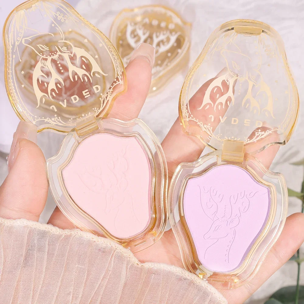 Korea Monochrome Matte Blush Powder Long-lasting Natural Brightening Cheek Rose Pink Orange Face Blusher Makeup Beauty Cosmetics