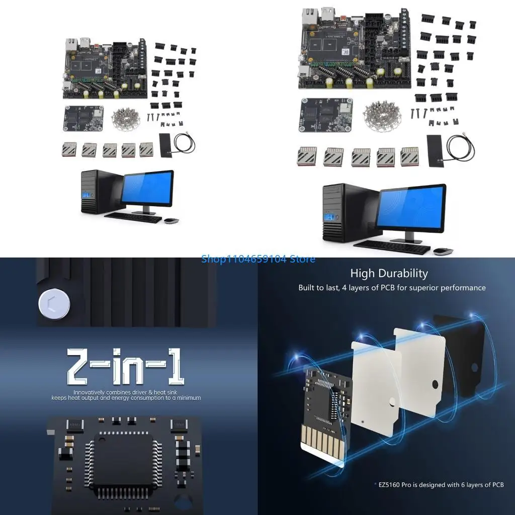 

Manta E3EZ Silent Control Board CB1 V2.2 Control Board, And 5pcs EZ2209