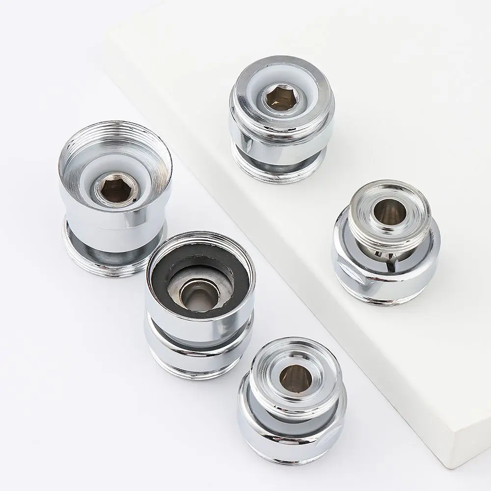 

Faucet Fittings Stainless Steel Tap Aerator Connector 360 Degree Adjustable Faucet Adapter Swivel Aerator Adapter