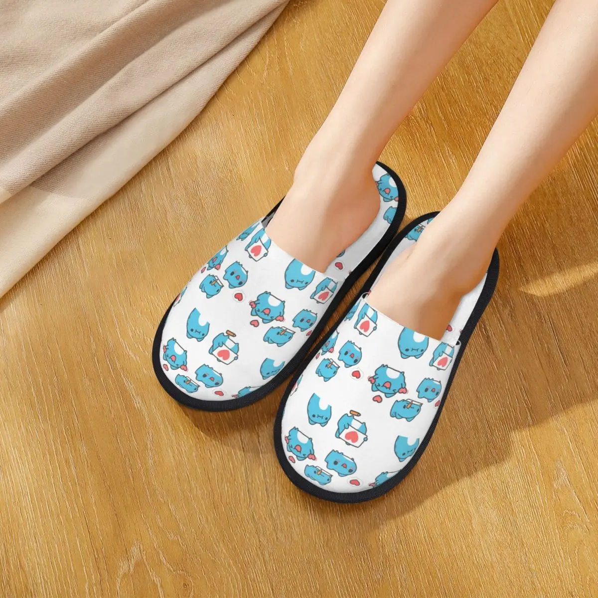

Custom Comic Cat Bugcat Capoo Bug Cat Slippers Memory Foam Warm Soft Women House Slipper Bedroom Comfy Shoes