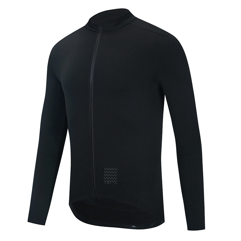 Ykyw Herren Pro Herbst Winter Langarm Thermo Fleece Jacke MTB Mann Rad trikot Fahrrad hemden Outdoor Fahrrad Kleidung Mantel – Detail 5